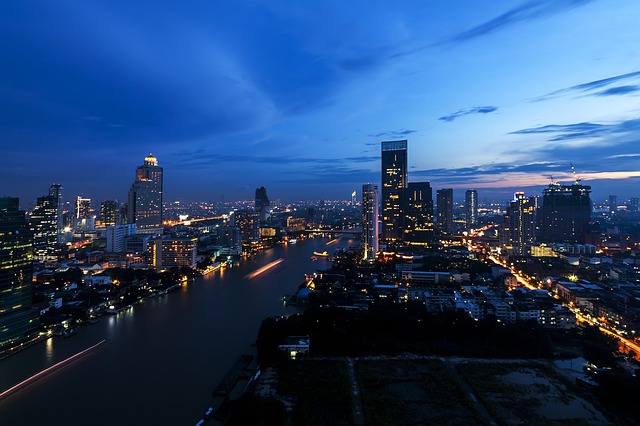 Bangkok en la noche.