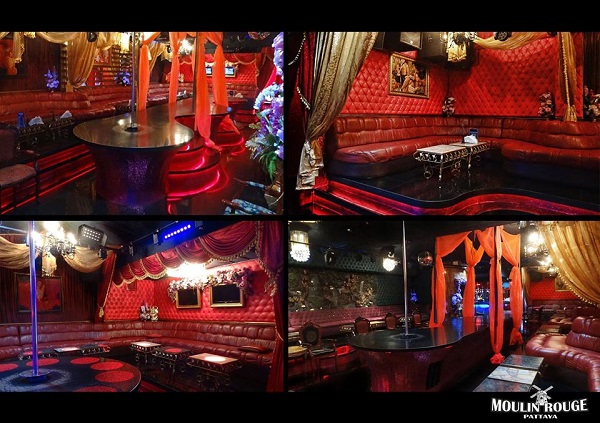 Interior Moulin Rouge. Pattaya.
