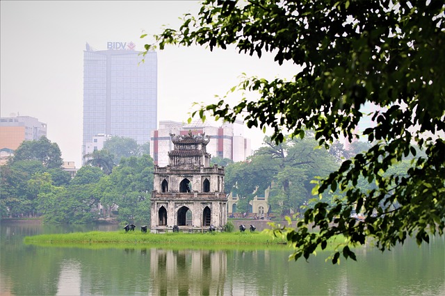 Torre Tortuga. atracciones turísticas de Hanoi 